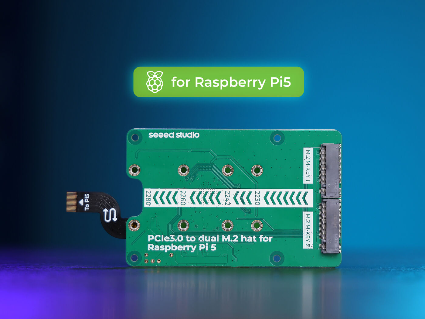 Turing Pi 2 - PCIe3.0 Switch to dual M.2 hat