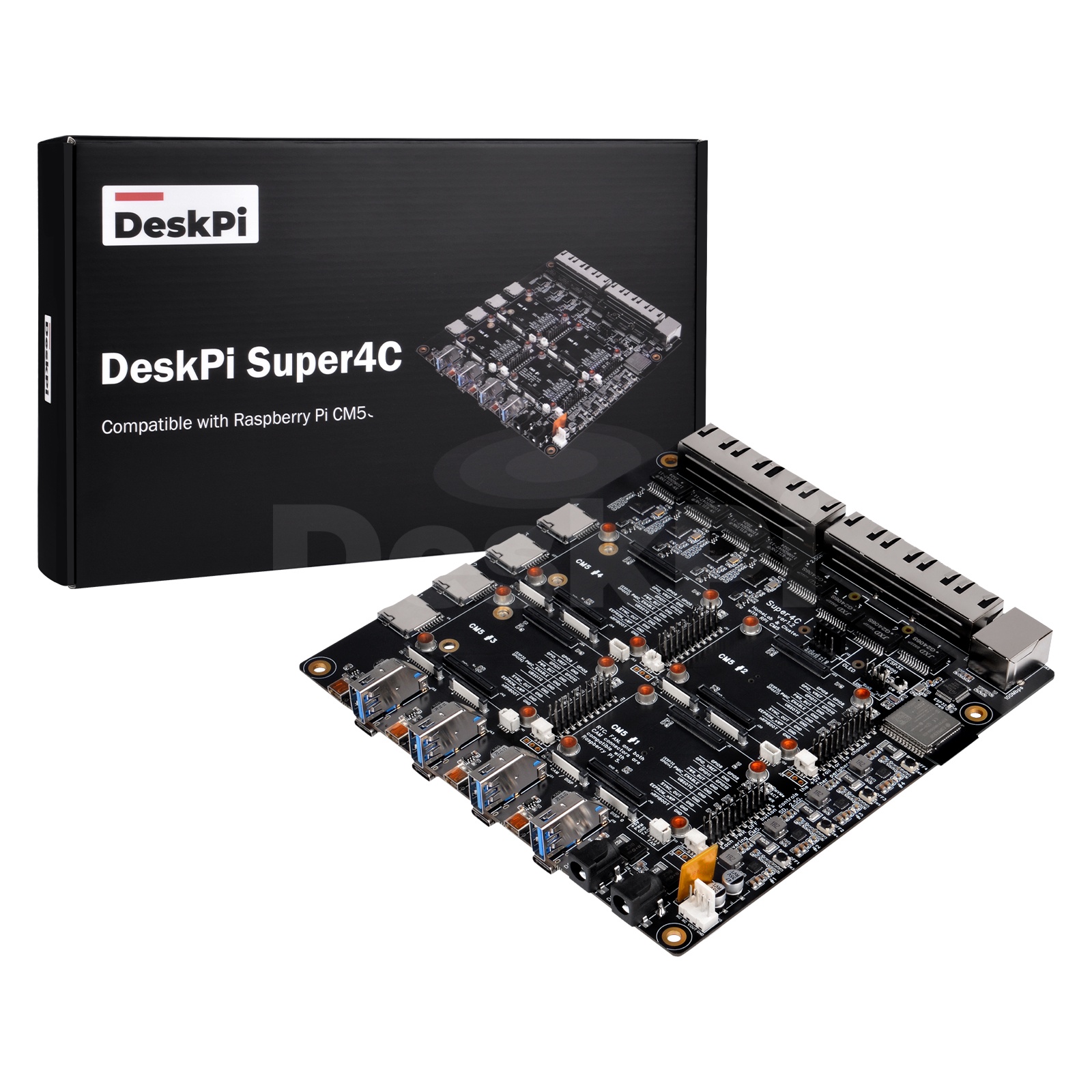 DeskPi Super4C Raspberry Pi CM - Deskpi Super6C ulasan dan harga